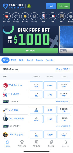 fanduel mobile app