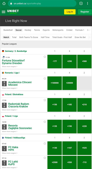 unibet live betting 2