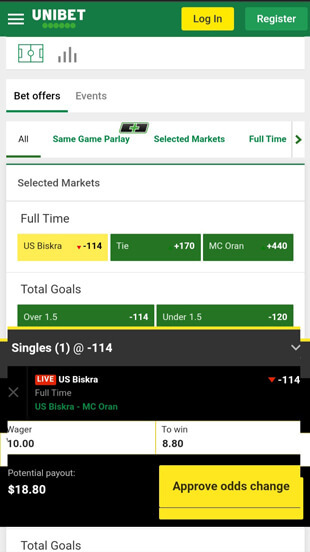 unibet live betting