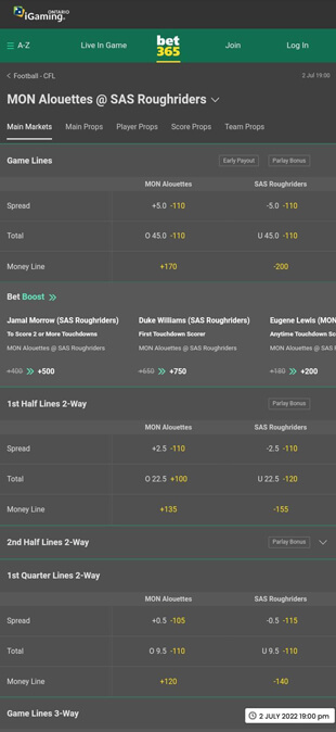 bet365 how to bet on college football