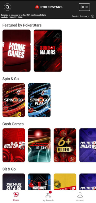 pokerstars mobile app review